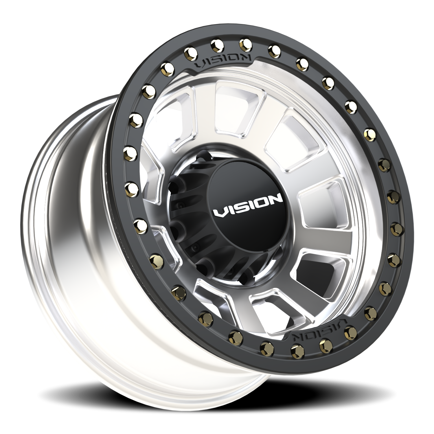 Vision Wheel 350 Machined 17x9 -40 8x165.1mm 125.2mm - Wheelwiz