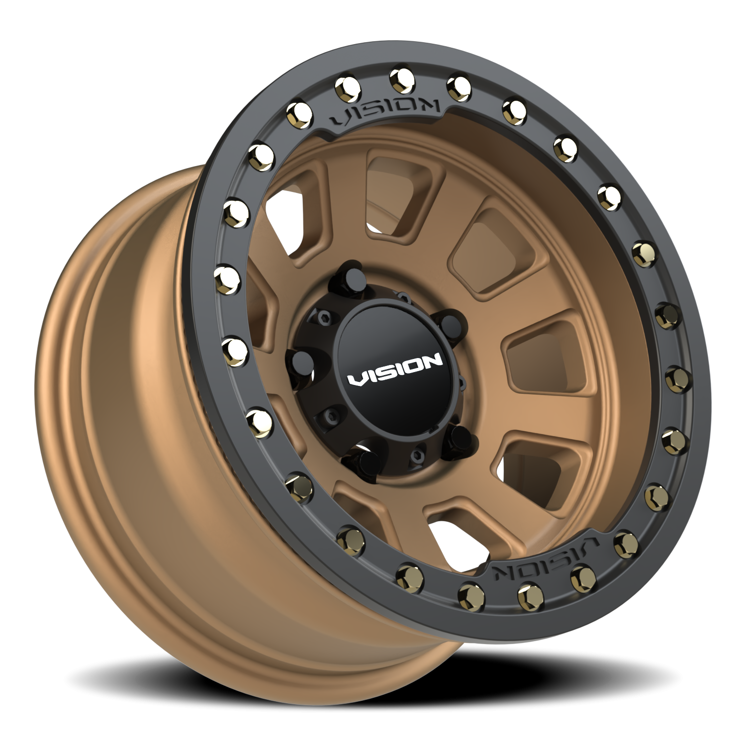 Vision Wheel 350 Bronze 15x8 -28 5x139.7mm 108mm - Wheelwiz