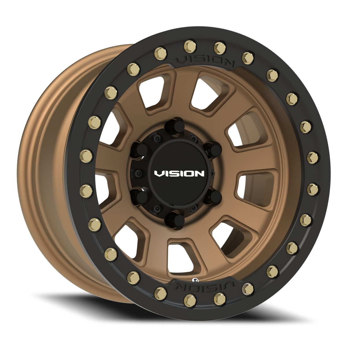Vision Wheel 350 Bronze 15x8 -28 6x139.7mm 108mm - Wheelwiz