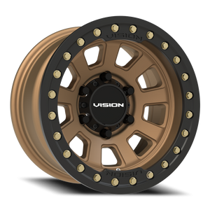 Vision Wheel 350 Bronze 15x8 -28 6x139.7mm 108mm - Wheelwiz