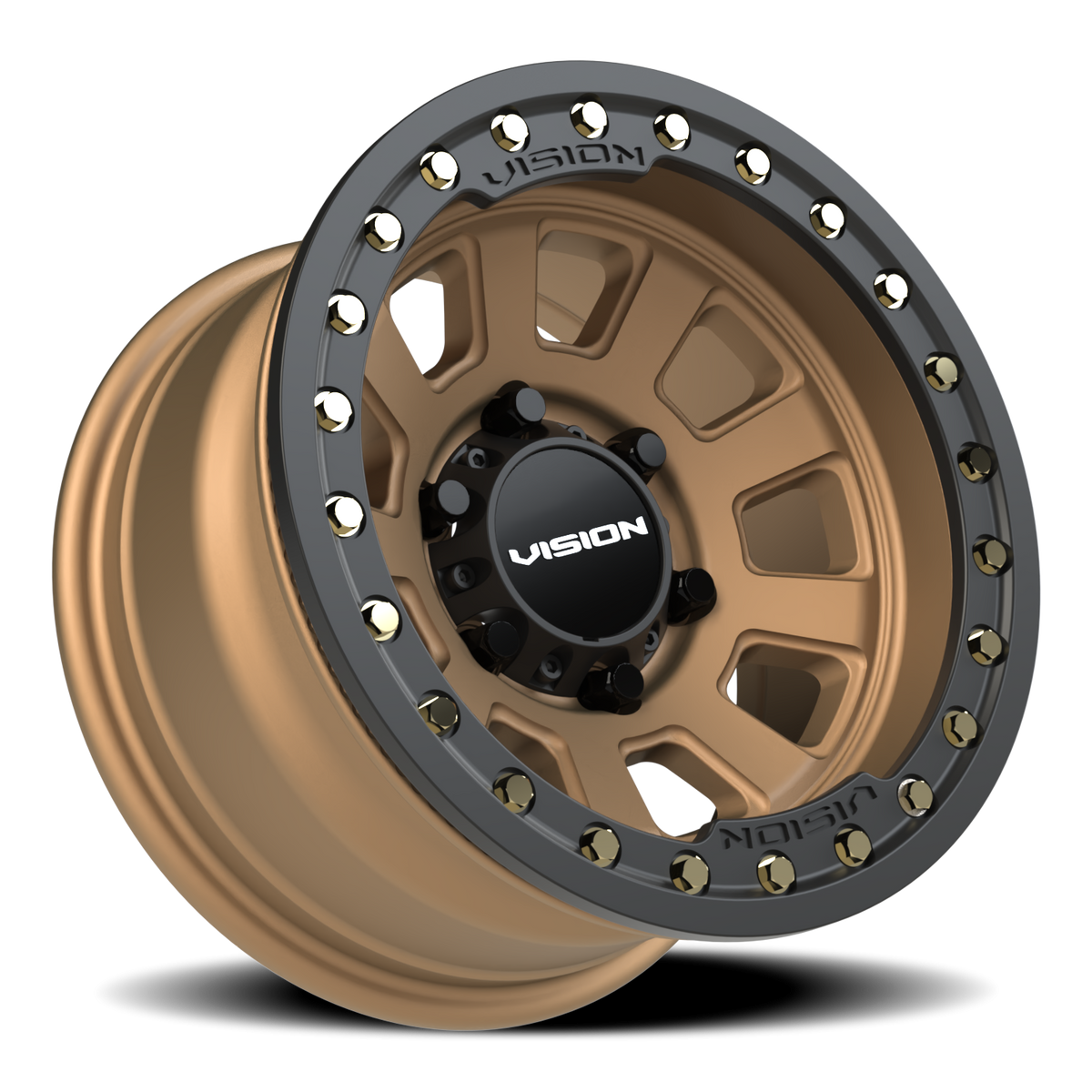Vision Wheel 350 Bronze 15x8 -28 6x139.7mm 108mm - Wheelwiz