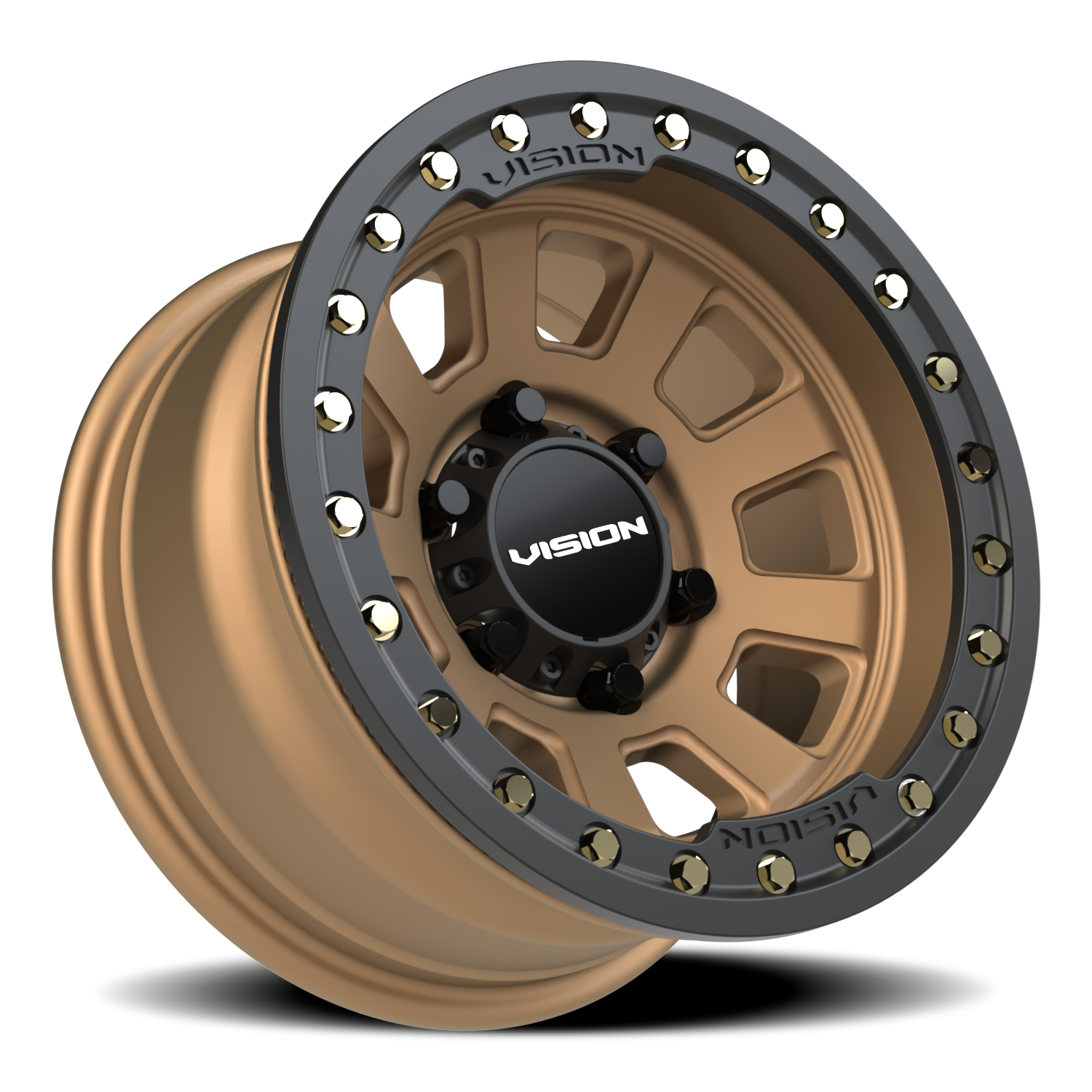 Vision Wheel 350 Bronze 15x8 -28 6x139.7mm 108mm - Wheelwiz