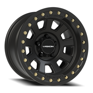 Vision Wheel 350 Satin Black 15x8 -28 5x114.3mm 83mm - Wheelwiz