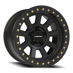 Vision Wheel 350 Satin Black 17x9 -40 5x127mm 83mm - Wheelwiz