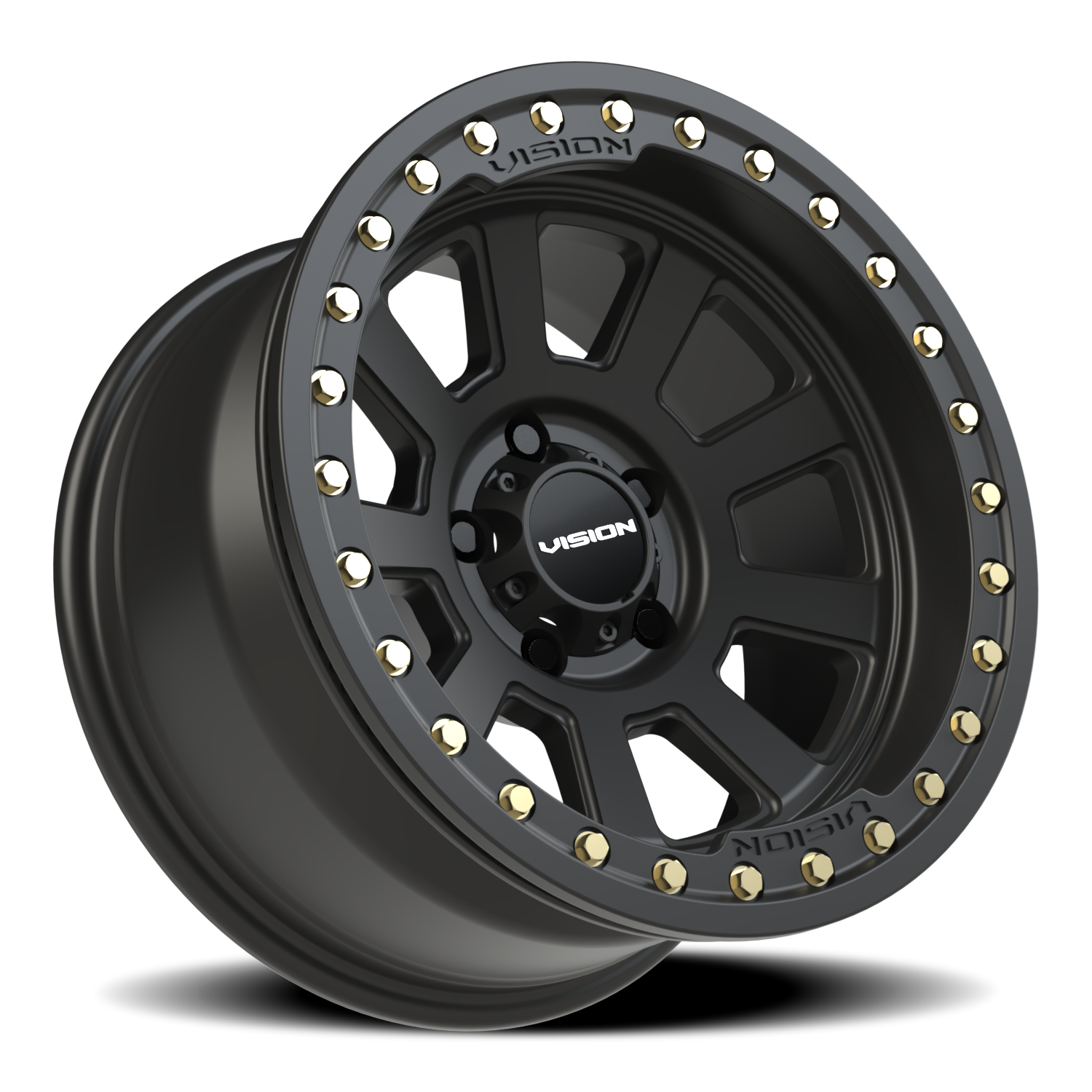 Vision Wheel 350 Satin Black 17x9 -40 5x127mm 83mm - Wheelwiz