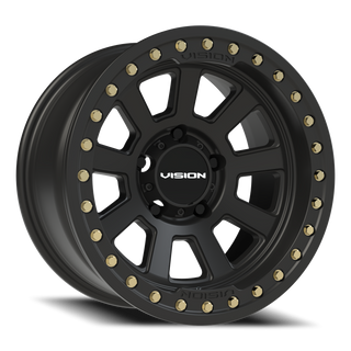 Vision Wheel 350 Satin Black 17x9 -40 5x139.7mm 108mm