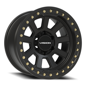 Vision Wheel 350 Satin Black 17x9 -40 6x139.7mm 106.2mm - Wheelwiz