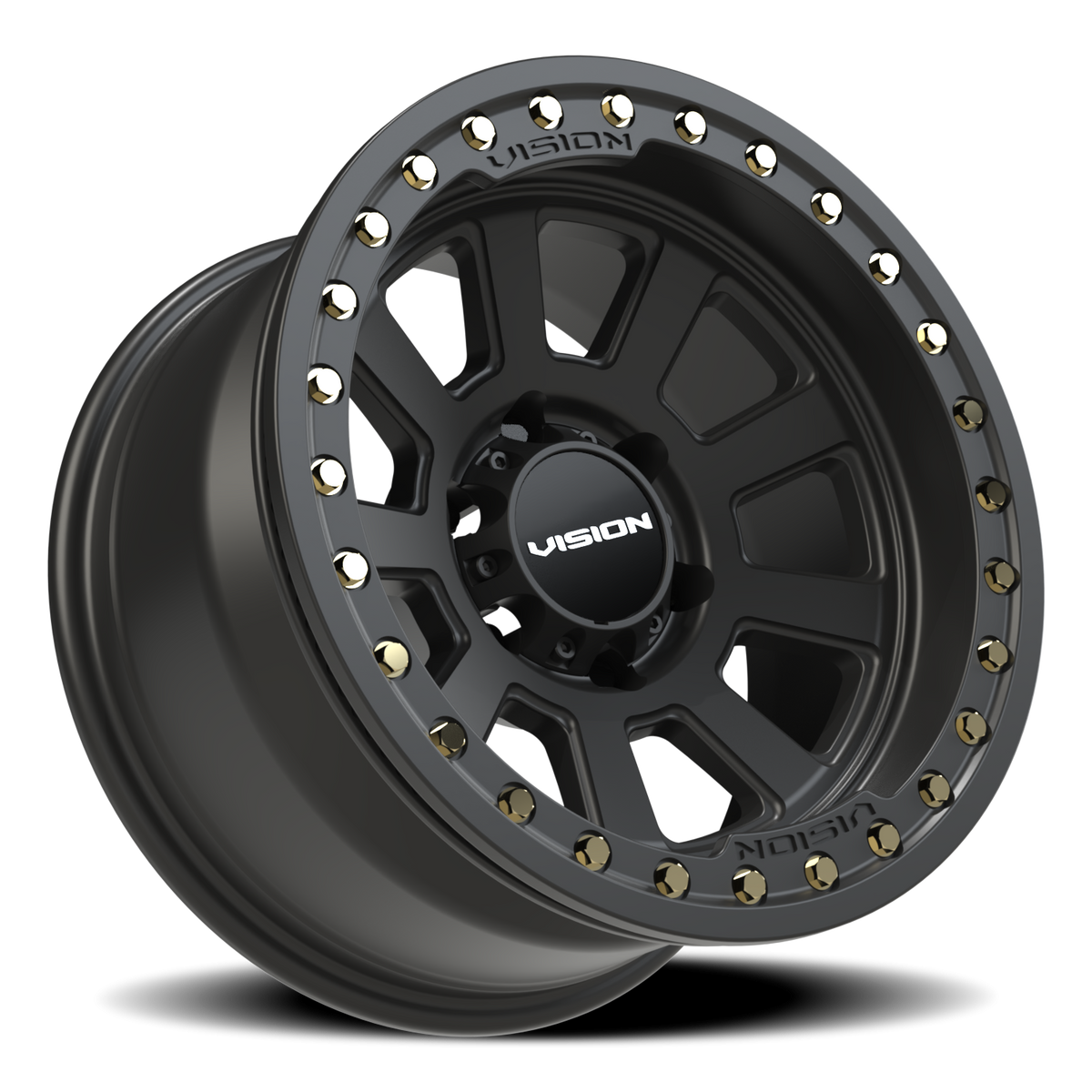 Vision Wheel 350 Satin Black 17x9 -40 6x139.7mm 106.2mm - Wheelwiz