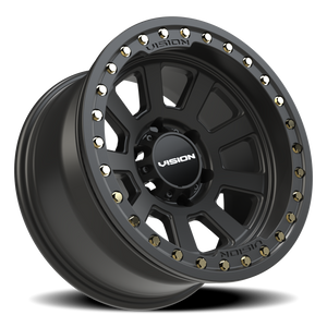 Vision Wheel 350 Satin Black 17x9 -40 6x139.7mm 106.2mm - Wheelwiz