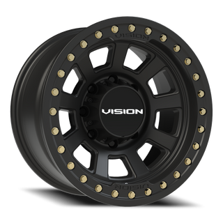 Vision Wheel 350 Satin Black 17x9 -40 8x165.1mm 125.2mm
