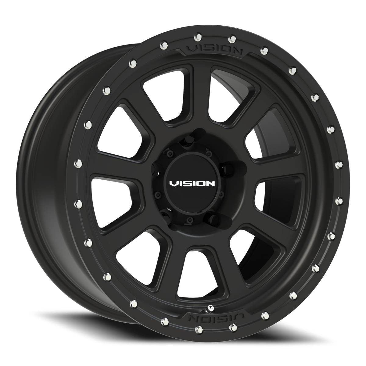 Vision Wheel 350 Satin Black 18x9 +12 5x150mm 110.2mm - Wheelwiz