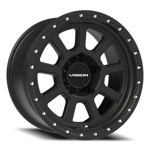 Vision Wheel 350 Satin Black 18x9 +12 5x150mm 110.2mm - Wheelwiz