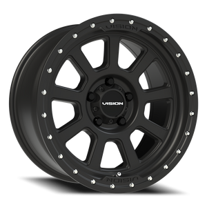 Vision Wheel 350 Satin Black 18x9 +12 5x114.3mm 83mm - Wheelwiz
