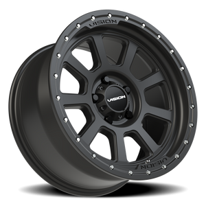 Vision Wheel 350 Satin Black 18x9 +12 5x114.3mm 83mm - Wheelwiz