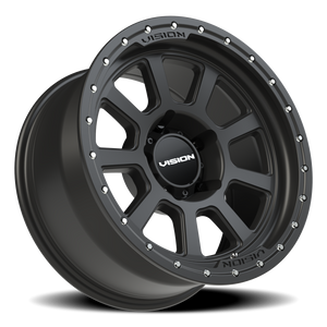 Vision Wheel 350 Satin Black 18x9 +12 5x139.7mm 108mm - Wheelwiz