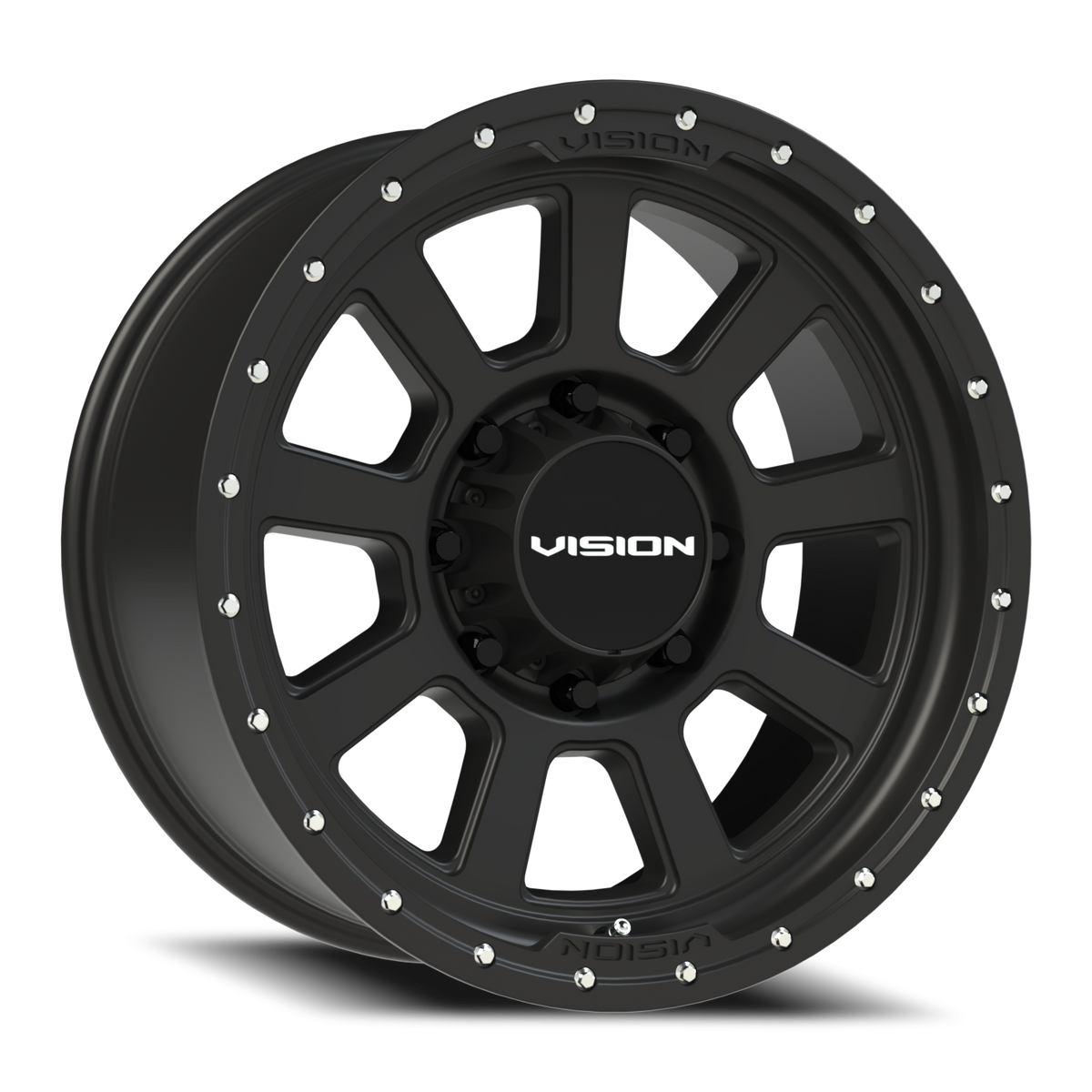 Vision Wheel 350 Satin Black 20x9 +12 8x170mm 125.2mm - Wheelwiz