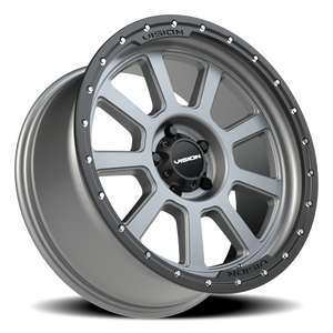 Vision Wheel 350 Satin Grey 20x9 +10 5x127mm 78.1mm - Wheelwiz