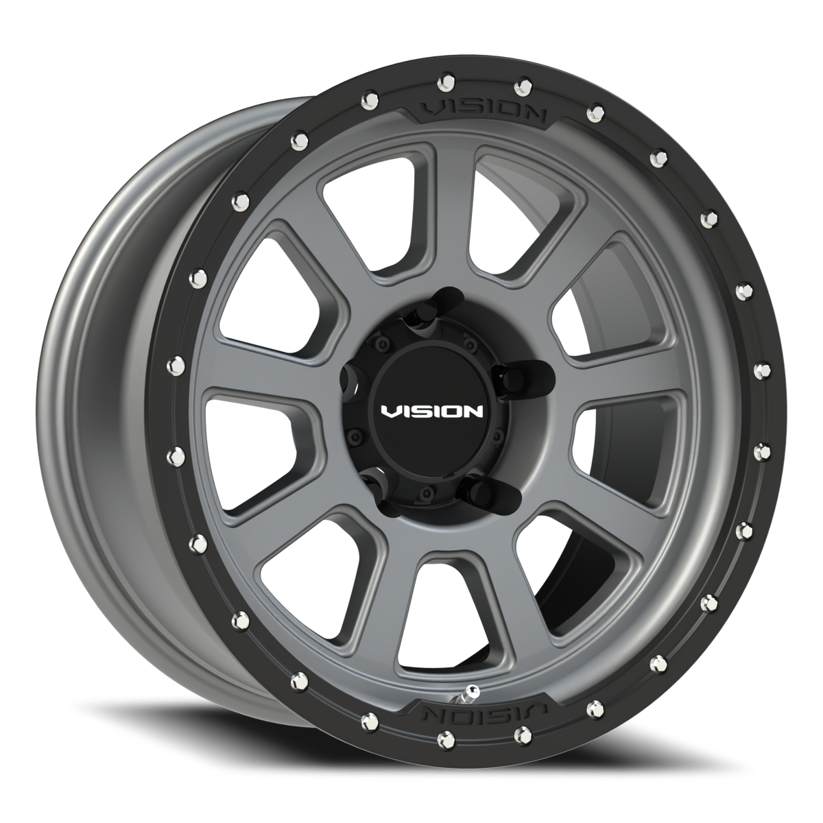 Vision Wheel 350 Satin Grey 18x9 +12 5x150mm 110.2mm - Wheelwiz