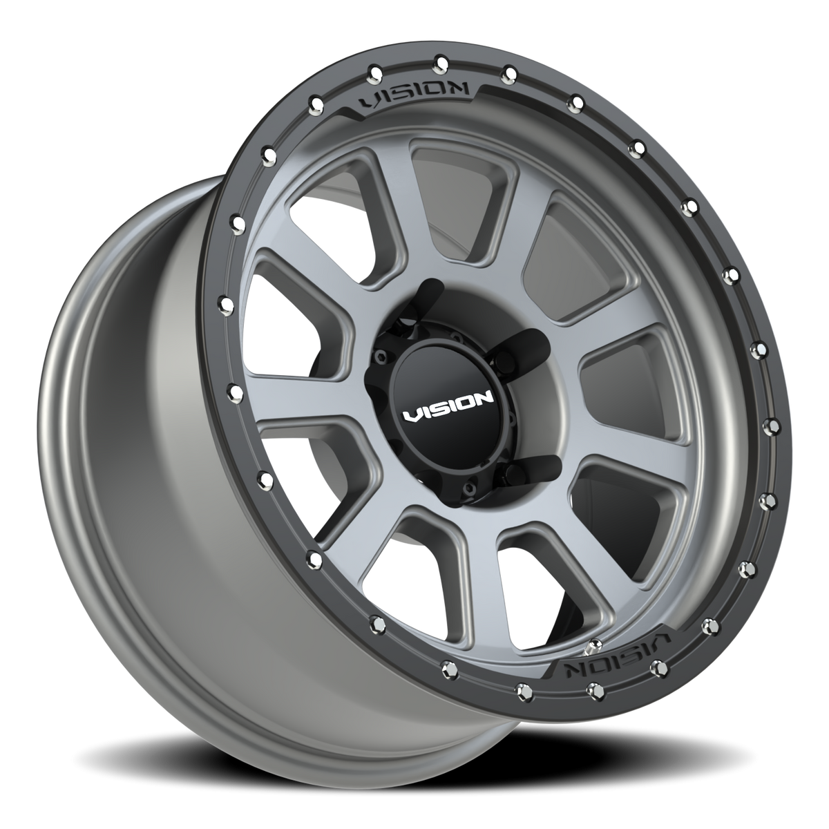 Vision Wheel 350 Satin Grey 18x9 +12 5x150mm 110.2mm - Wheelwiz