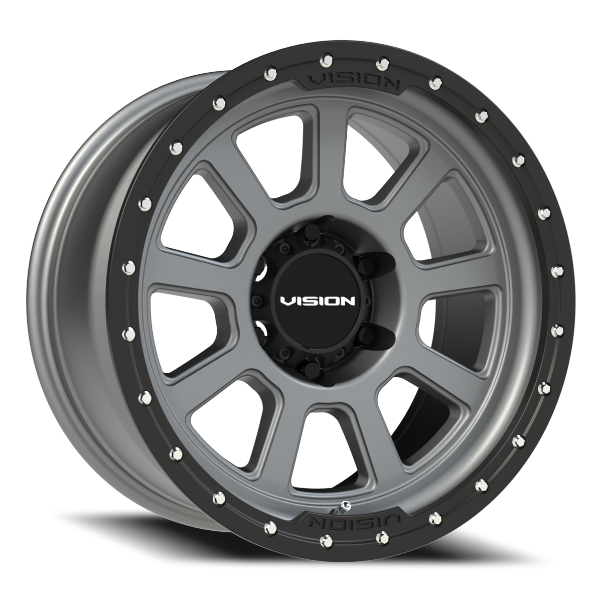 Vision Wheel 350 Satin Grey 18x9 +12 6x135mm 87.1mm - Wheelwiz