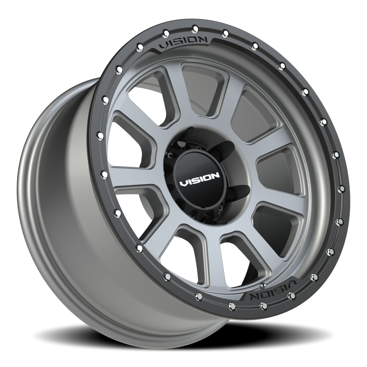 Vision Wheel 350 Satin Grey 18x9 +12 6x135mm 87.1mm - Wheelwiz