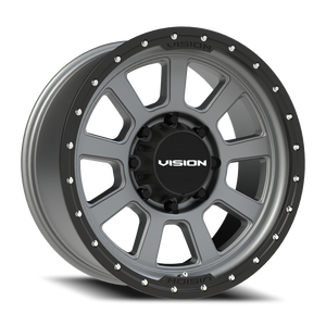 Vision Wheel 350 Satin Grey 20x9 +12 8x170mm 125.2mm - Wheelwiz