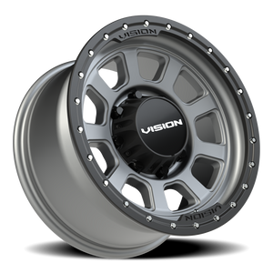 Vision Wheel 350 Satin Grey 17x9 +12 8x165.1mm 125.2mm - Wheelwiz