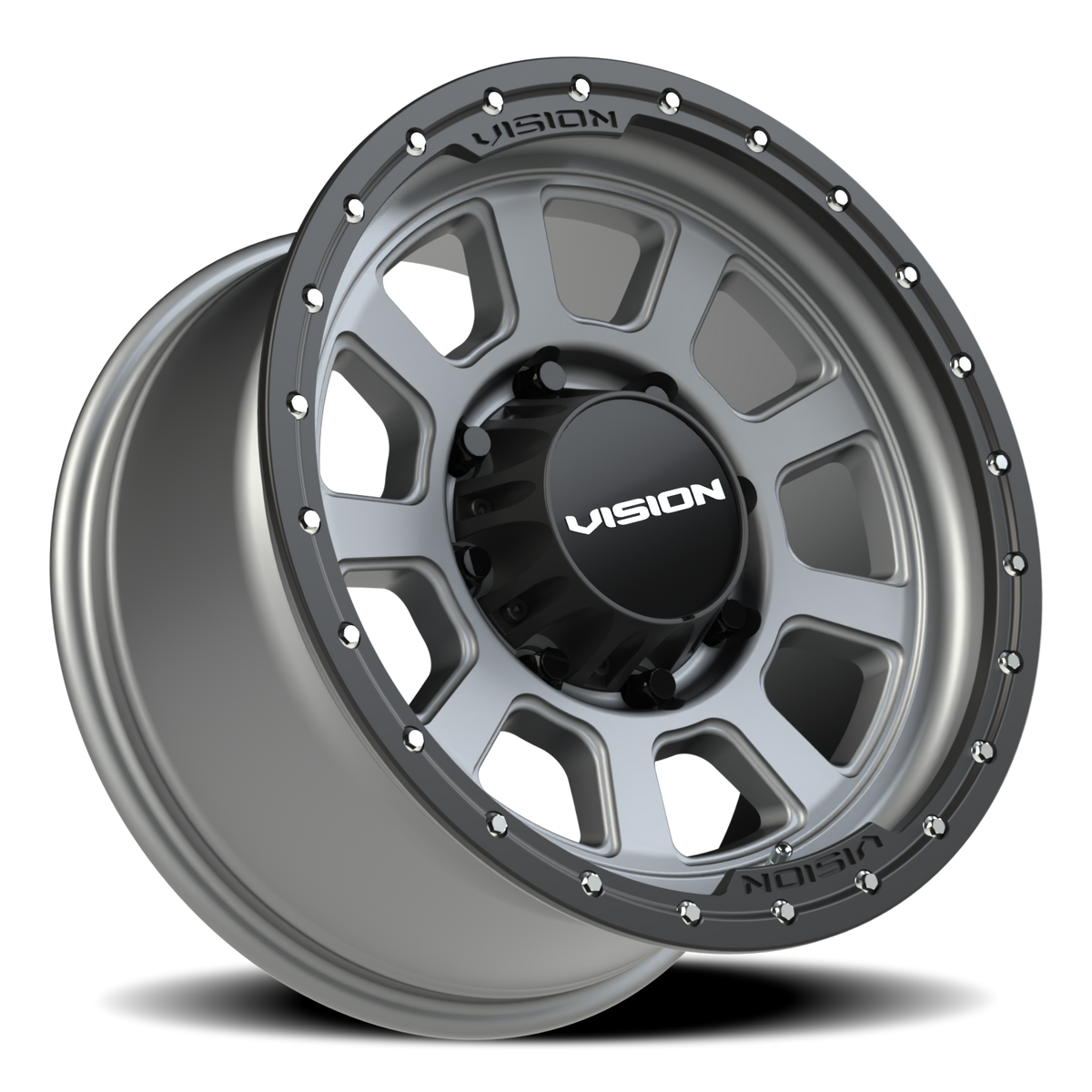 Vision Wheel 350 Satin Grey 18x9 +12 8x170mm 125.2mm - Wheelwiz