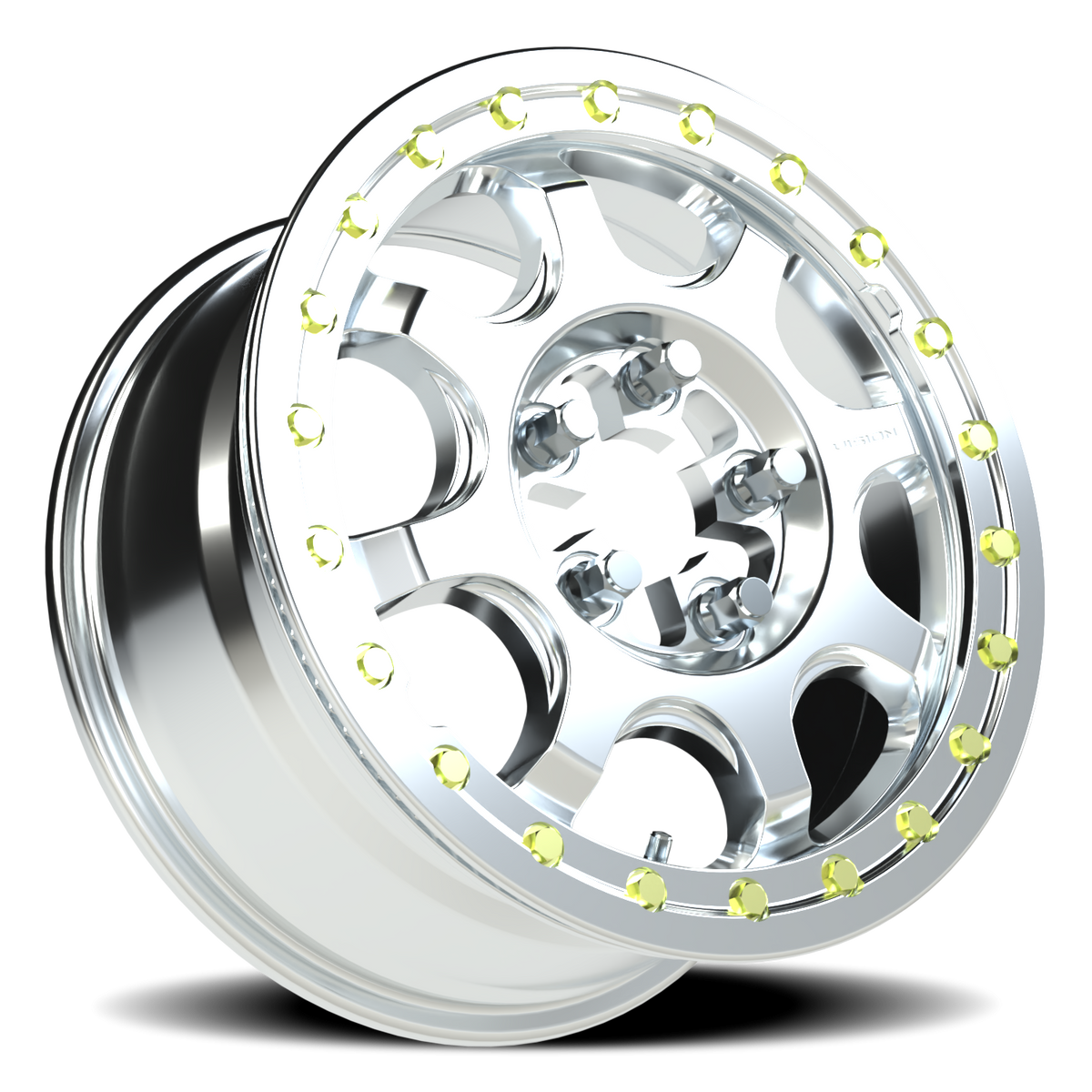 Vision Wheel 351 As-Cast Machined Face Machined Ring/Lip 15x6 +51 5x114.3mm 68mm - Wheelwiz