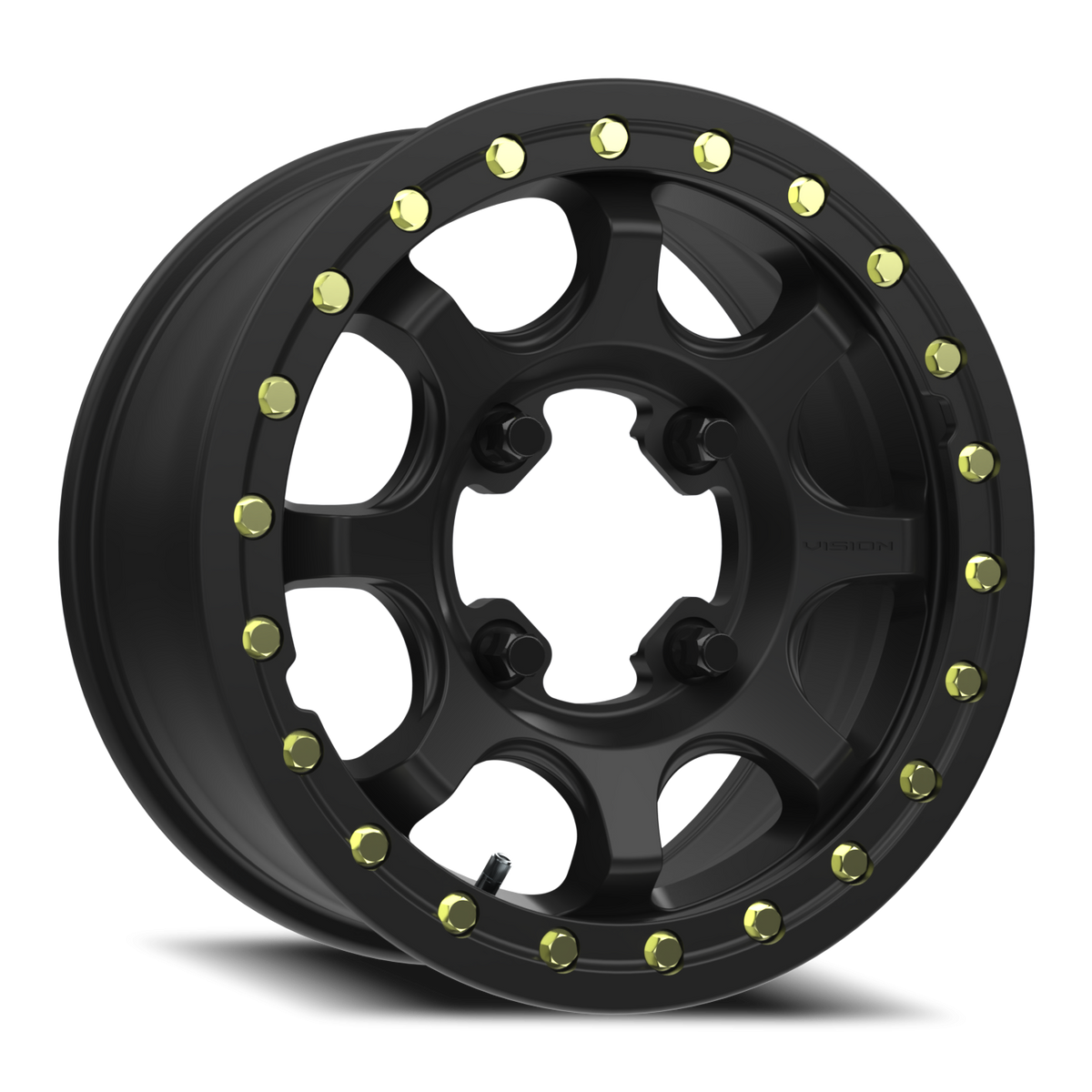 Vision Wheel 351 Satin Black 15x7 +38 4x136mm 110.5mm - Wheelwiz