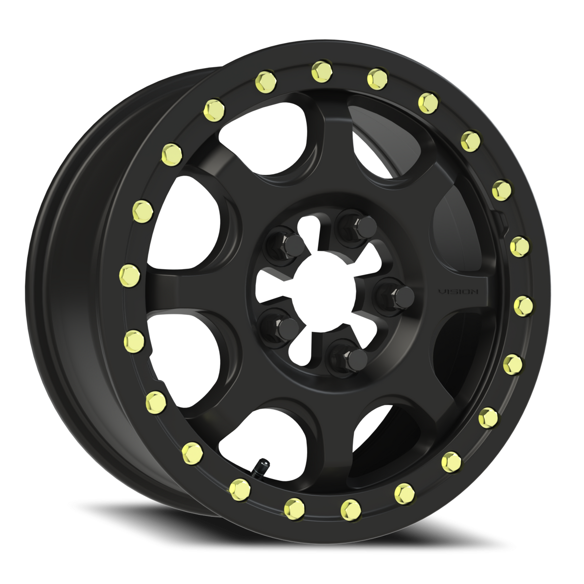 Vision Wheel 351 Satin Black 15x6 +51 5x114.3mm 68mm - Wheelwiz