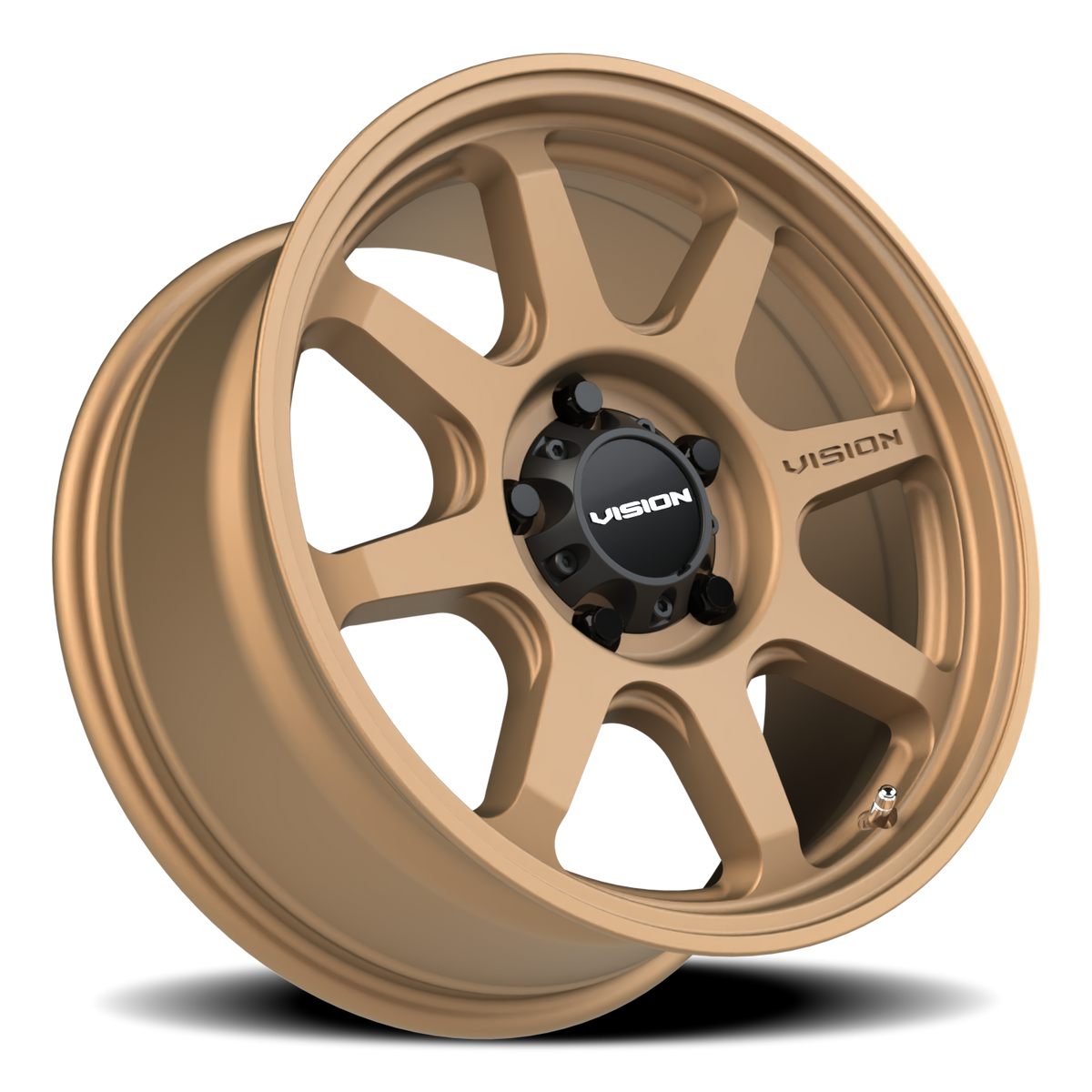 Vision Wheel 351 Bronze 17x8 +30 5x127mm 78.1mm - Wheelwiz