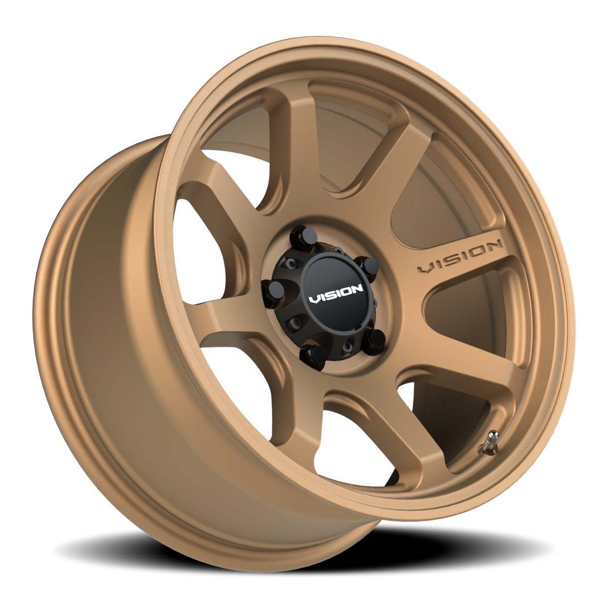 Vision Wheel 351 Bronze 17x9 -12 5x127mm 78.1mm - Wheelwiz