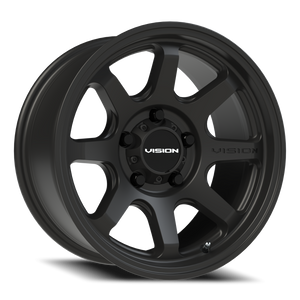 Vision Wheel 351 Satin Black 16x8 0 5x114.3mm 83mm - Wheelwiz