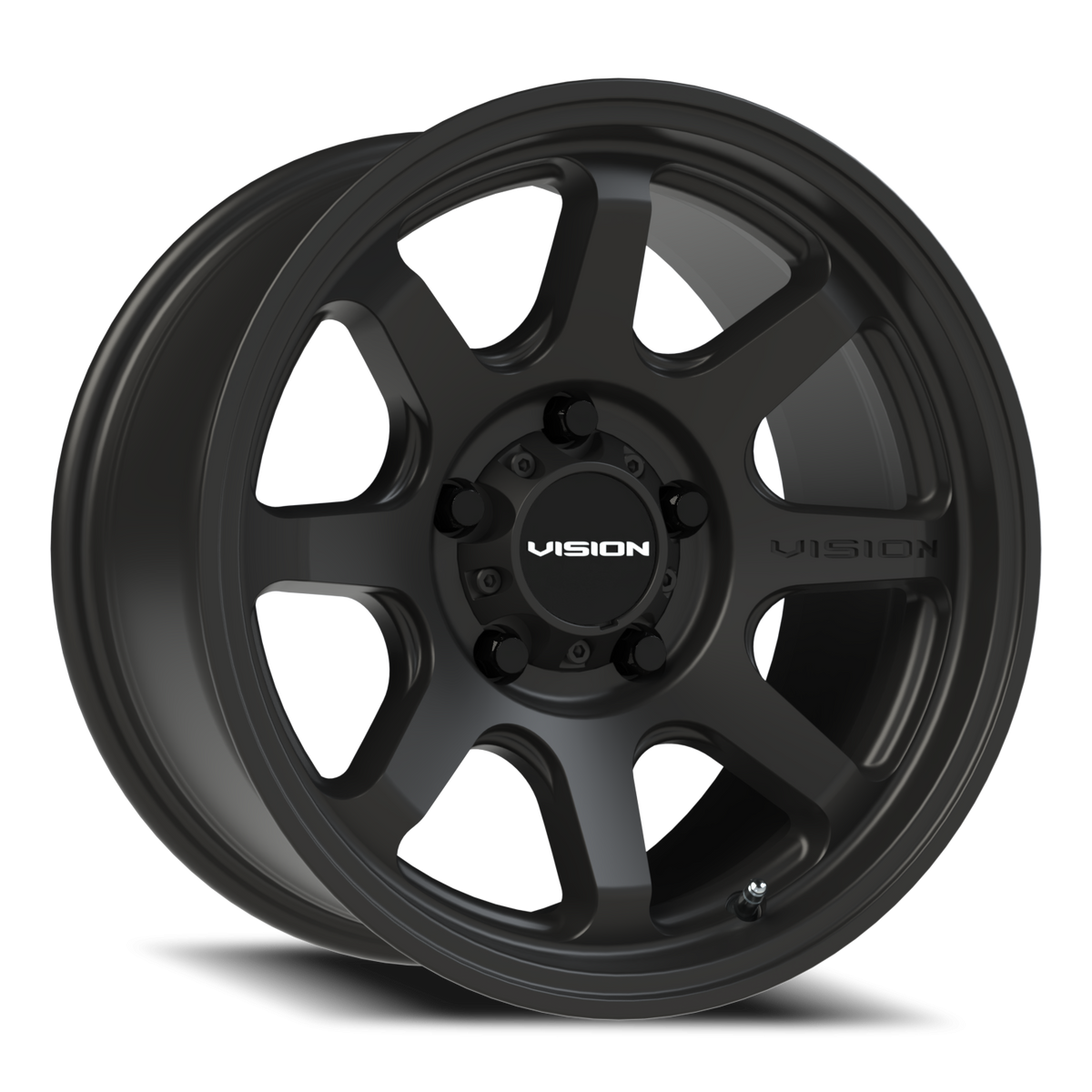 Vision Wheel 351 Satin Black 16x8 0 5x127mm 78.1mm - Wheelwiz