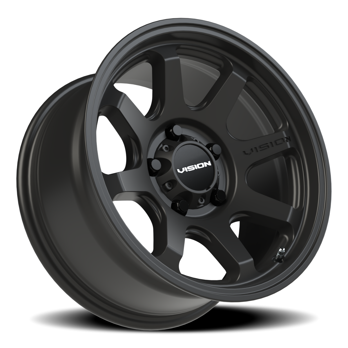 Vision Wheel 351 Satin Black 16x8 0 5x127mm 78.1mm - Wheelwiz
