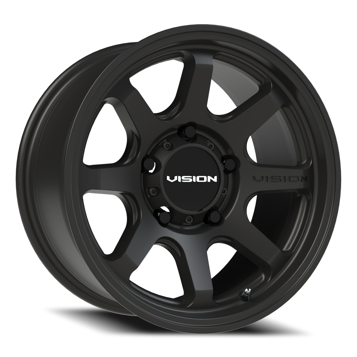 Vision Wheel 351 Satin Black 16x8 0 5x139.7mm 110mm - Wheelwiz
