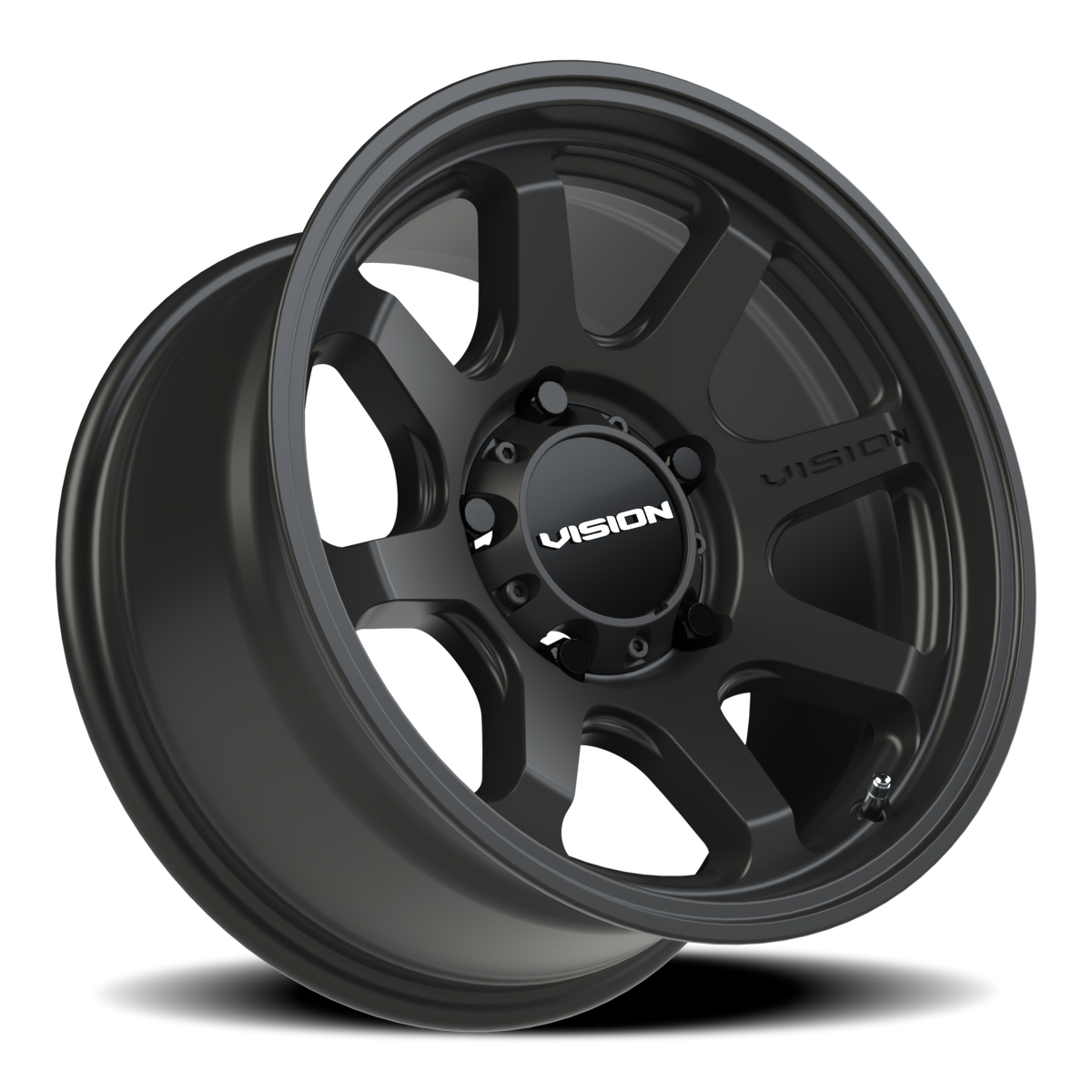 Vision Wheel 351 Satin Black 16x8 0 5x139.7mm 110mm - Wheelwiz