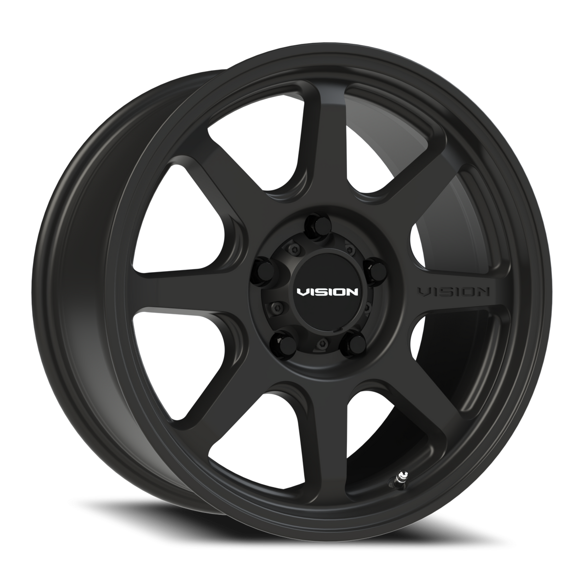 Vision Wheel 351 Satin Black 17x8 +30 5x110mm 72.1mm - Wheelwiz
