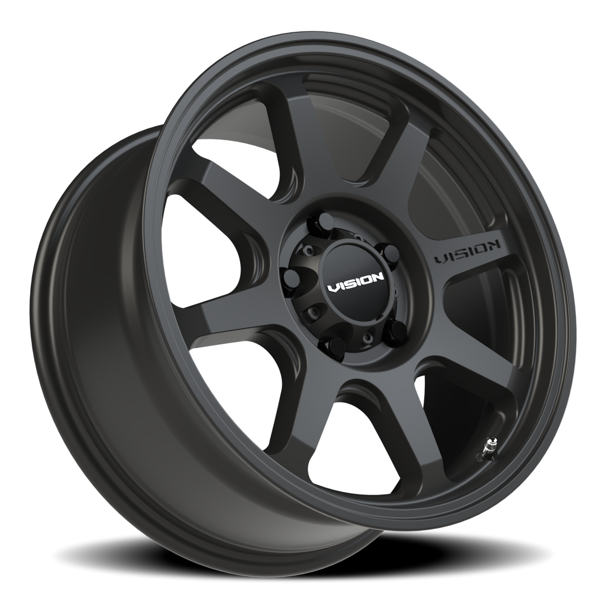 Vision Wheel 351 Satin Black 17x8 +30 5x110mm 72.1mm - Wheelwiz