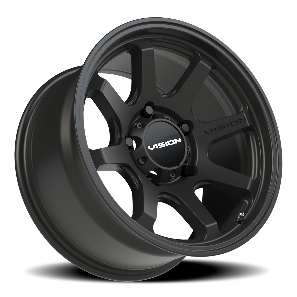Vision Wheel 351 Satin Black 17x9 -12 5x139.7mm 108mm - Wheelwiz