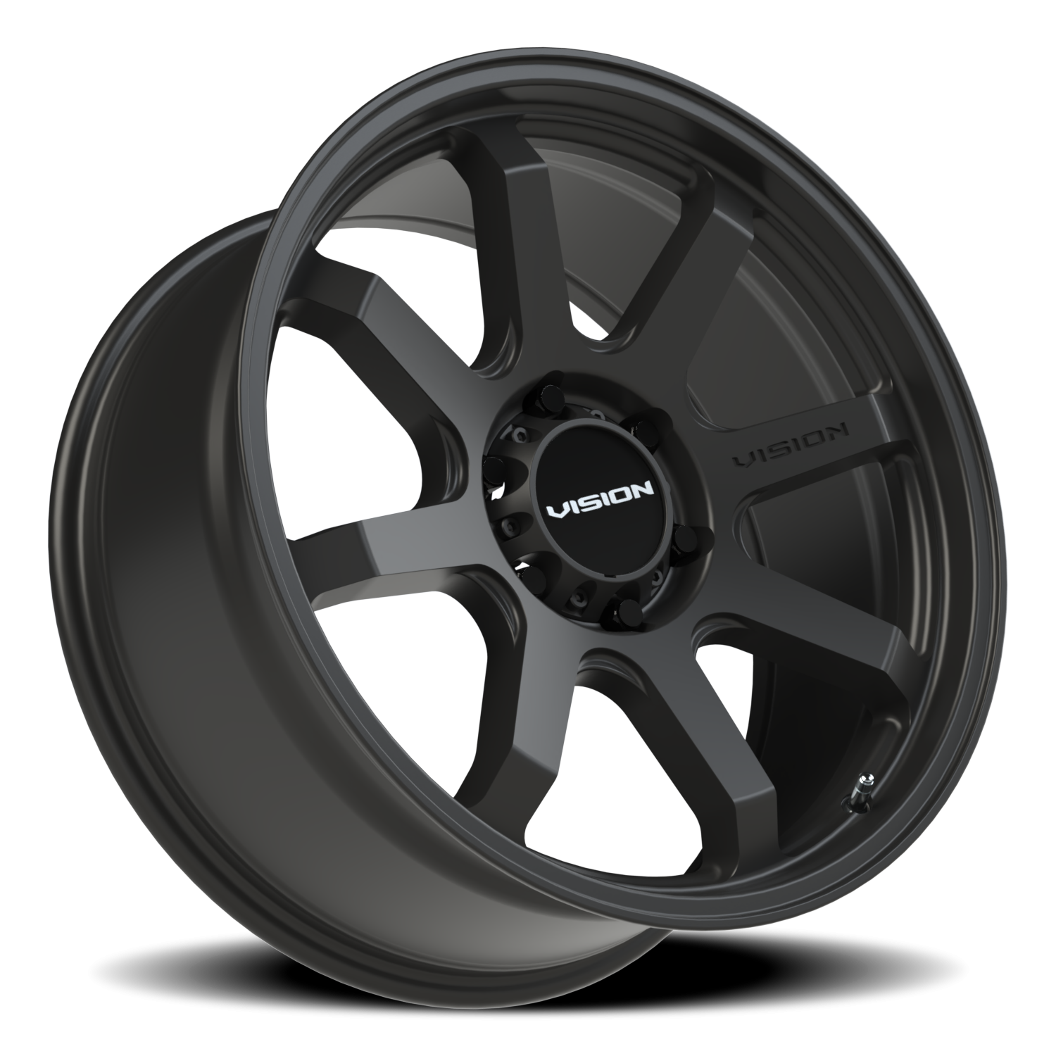 Vision Wheel 351 Satin Black 20x9 +10 6x139.7mm 106.2mm - Wheelwiz
