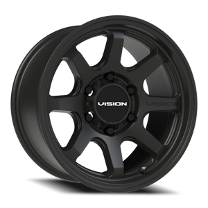 Vision Wheel 351 Satin Black 16x8 0 6x139.7mm 110mm - Wheelwiz