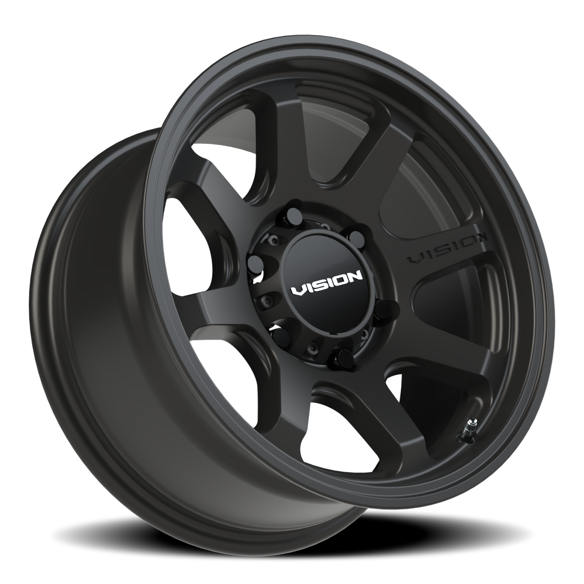 Vision Wheel 351 Satin Black 16x8 0 6x139.7mm 110mm - Wheelwiz