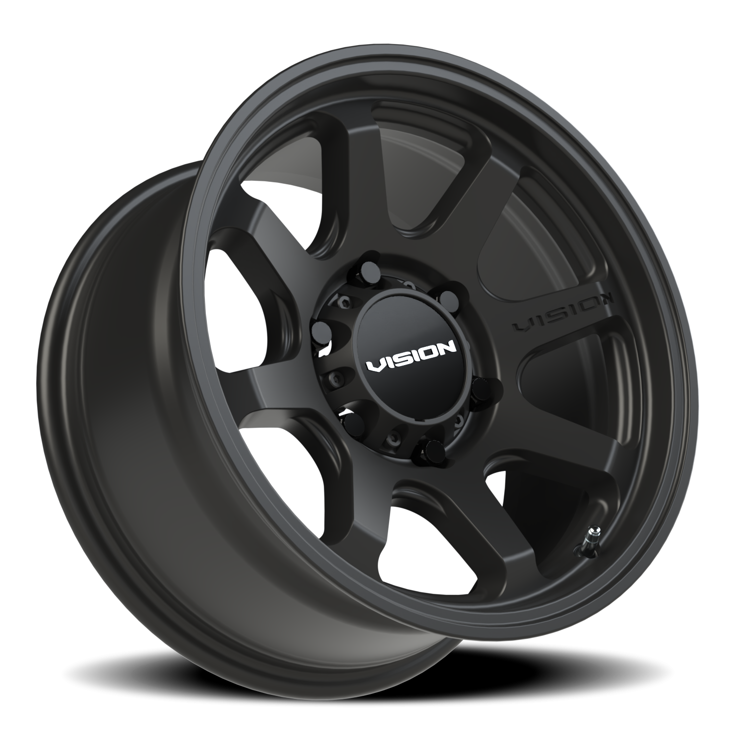 Vision Wheel 351 Satin Black 16x8 0 6x139.7mm 110mm - Wheelwiz