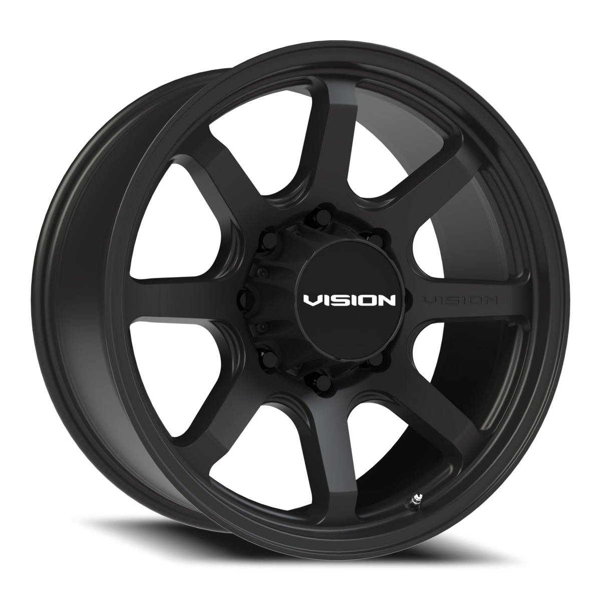 Vision Wheel 351 Satin Black 20x9 +12 8x165.1mm 125.2mm - Wheelwiz