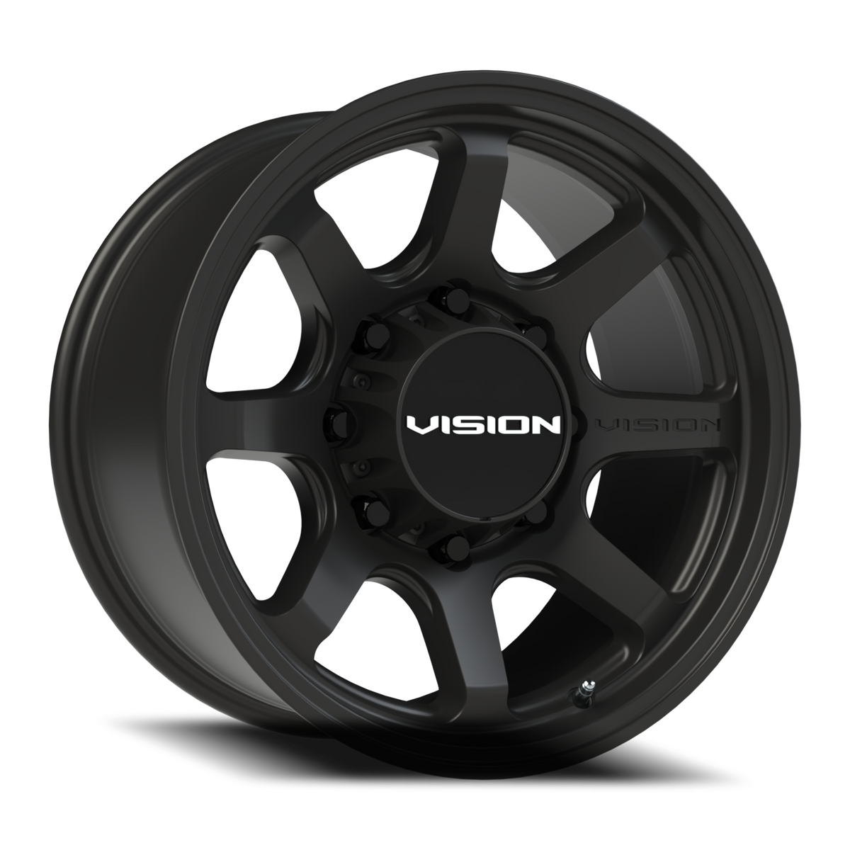 Vision Wheel 351 Satin Black 17x8.5 +18 8x165.1mm 125.2mm - Wheelwiz