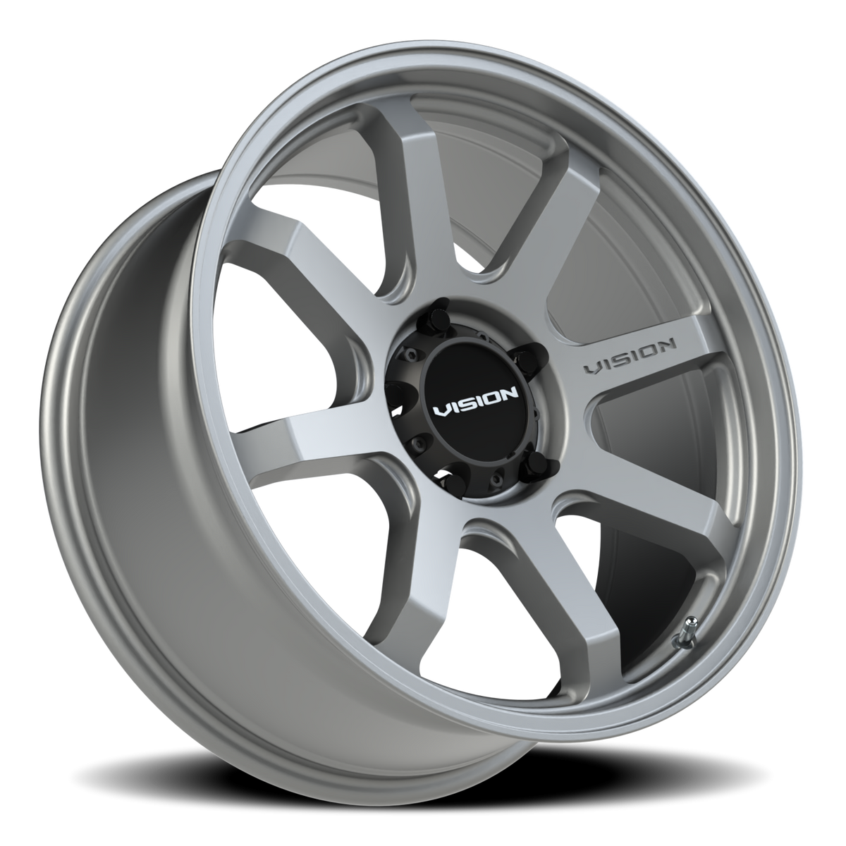 Vision Wheel 351 Satin Grey 20x9 +10 5x139.7mm 108mm - Wheelwiz