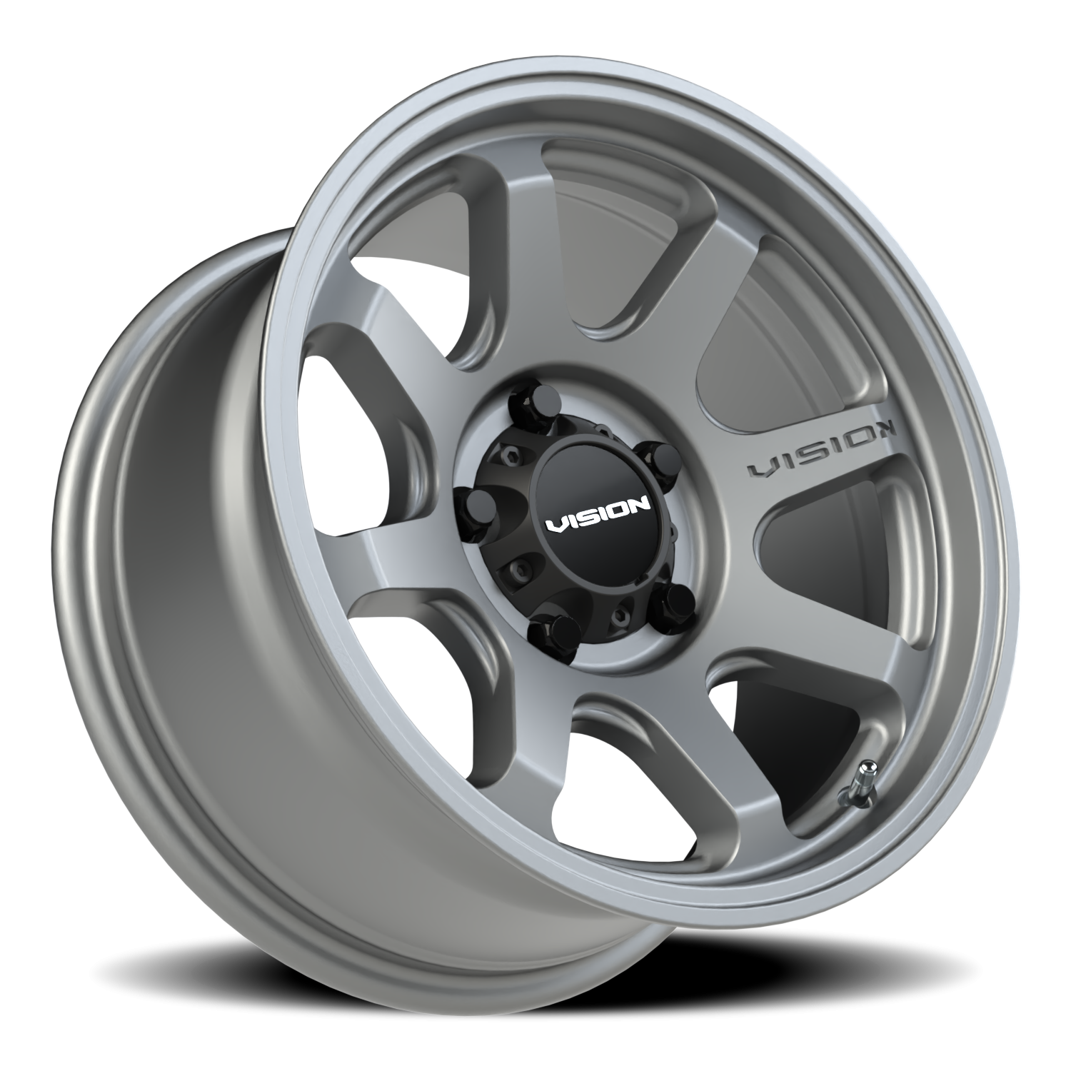 Vision Wheel 351 Satin Grey 16x8 0 5x114.3mm 83mm - Wheelwiz