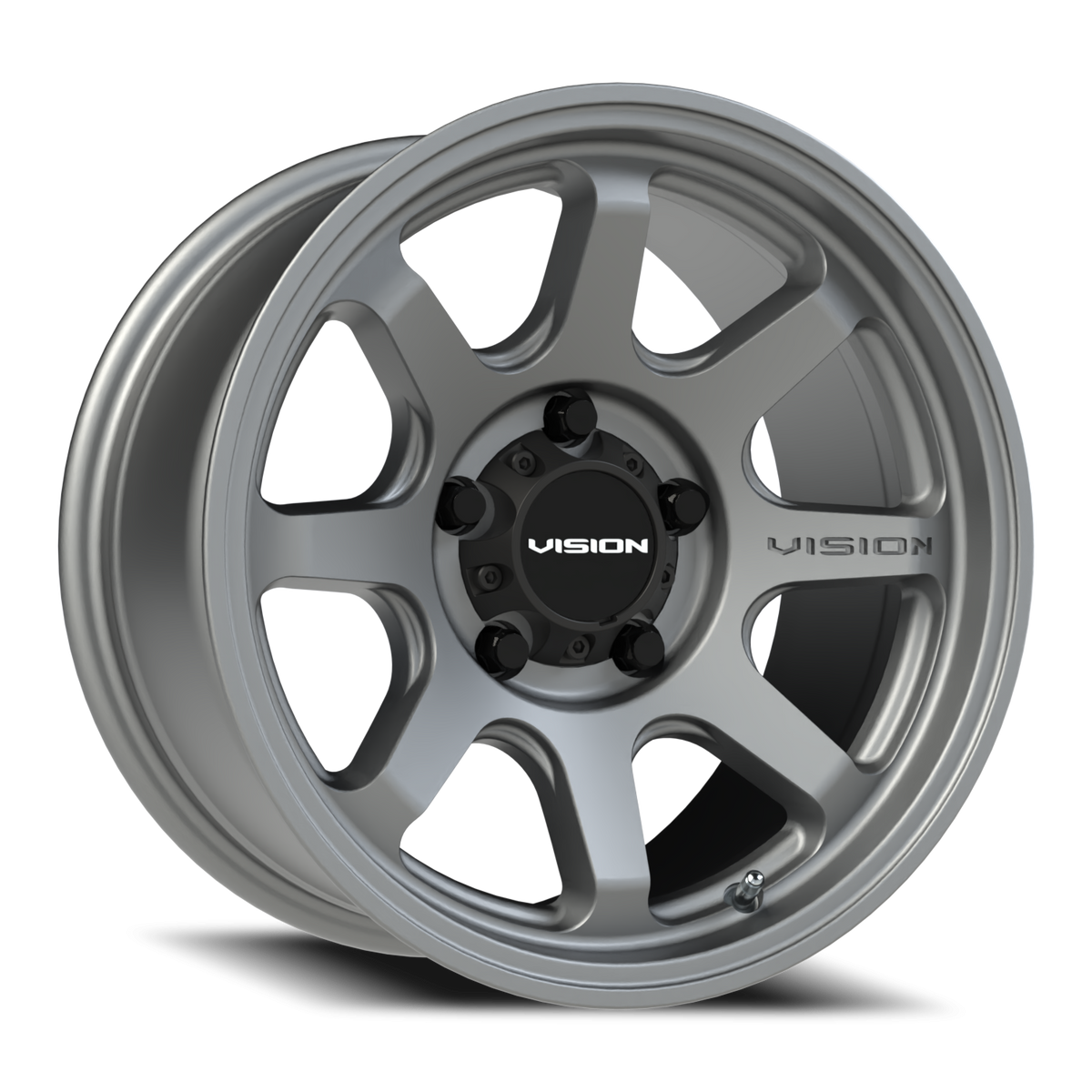 Vision Wheel 351 Satin Grey 16x8 0 5x127mm 78.1mm - Wheelwiz